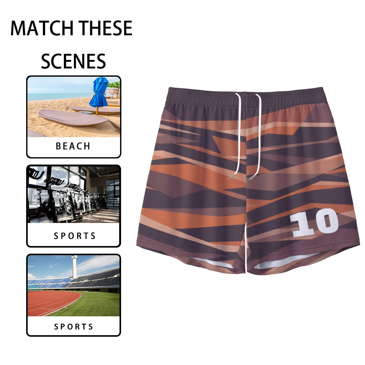 Soccer Performance Shorts – Copper Shards