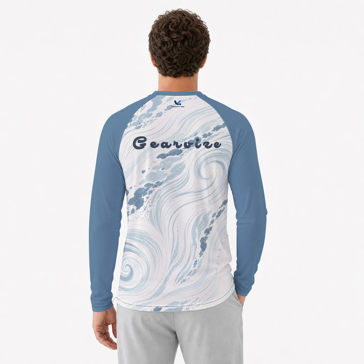Sport Long-Sleeve Top-Mist Contour