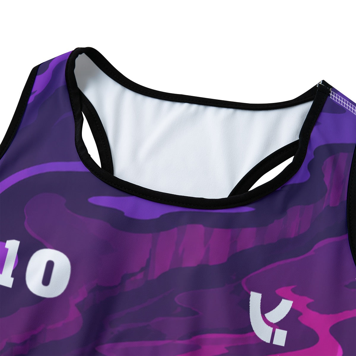 Running Sports Bra – Violet Camo