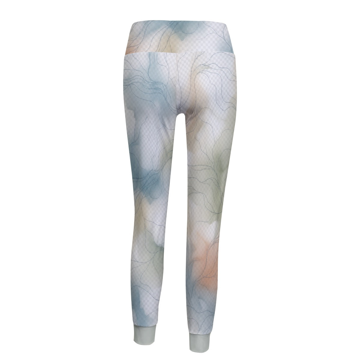 Yoga Leggings – Mist Marble
