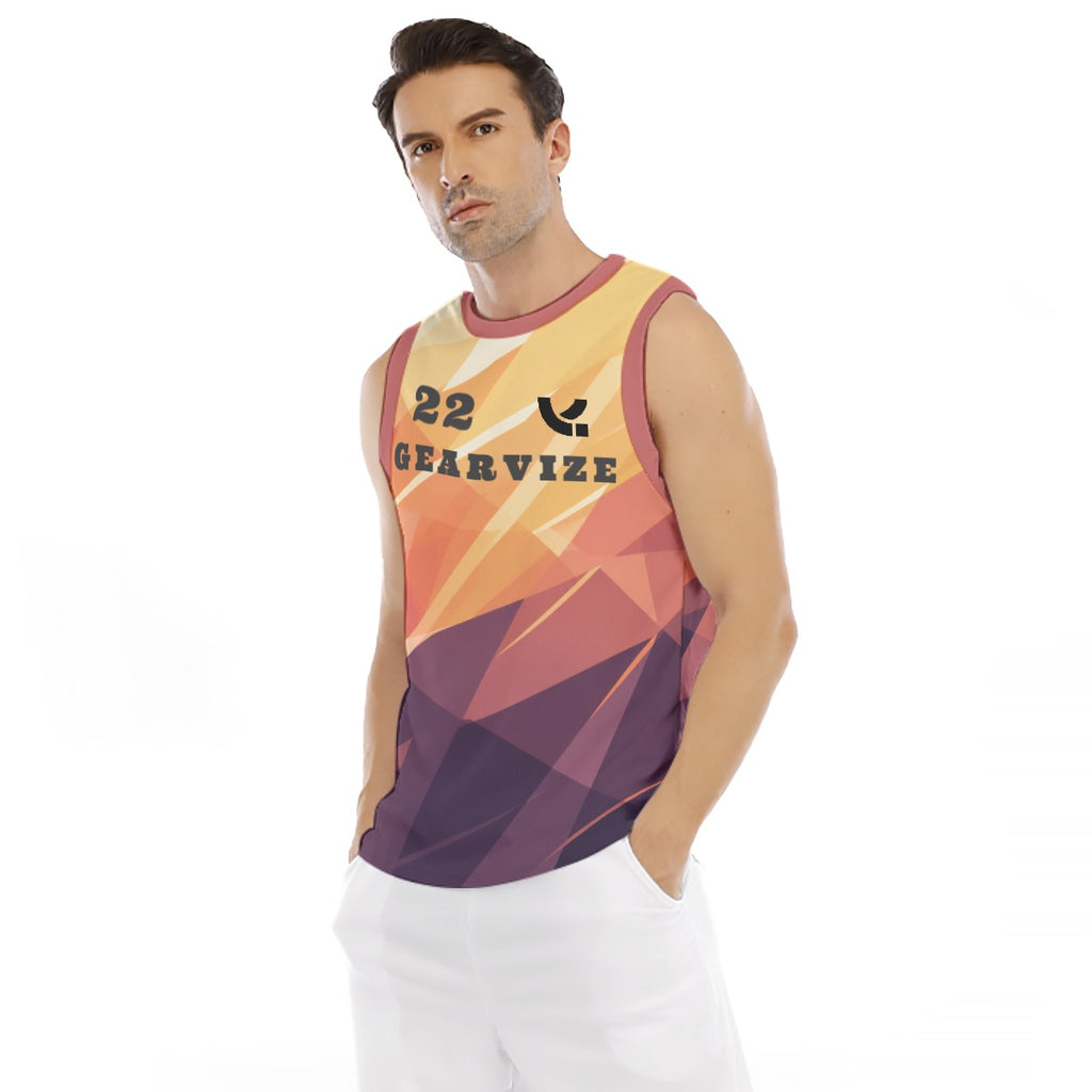 Basketball Tank – Sunset Prism