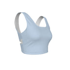 Yoga Cross-Back Sports Bra – Sky Blue