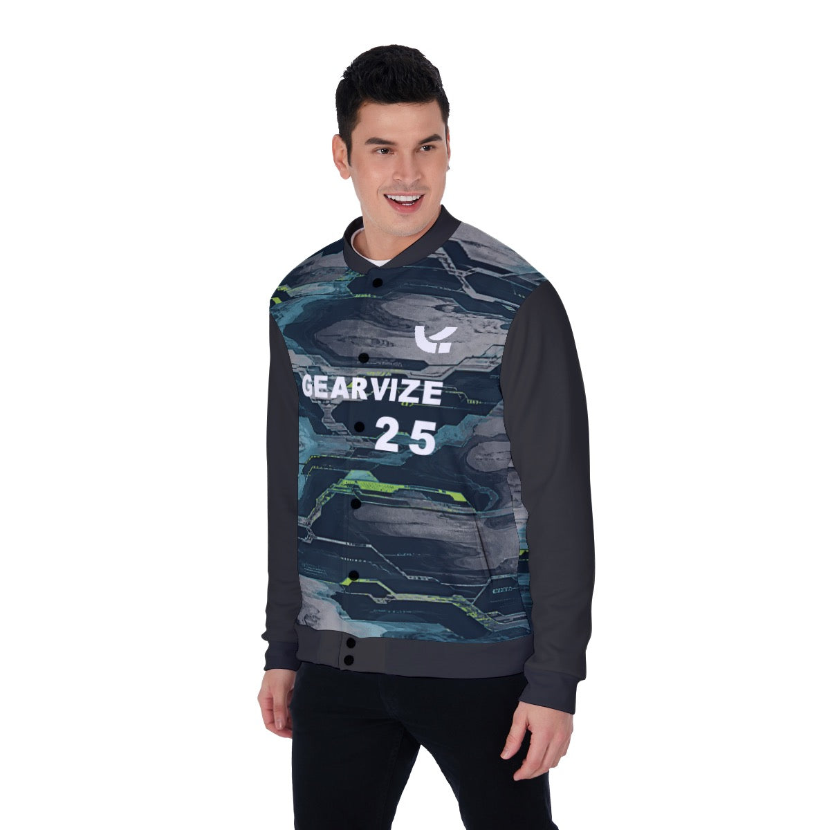 Baseball Jacket – Night Camo