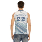 Basketball V-Neck Tank – Frost Fade