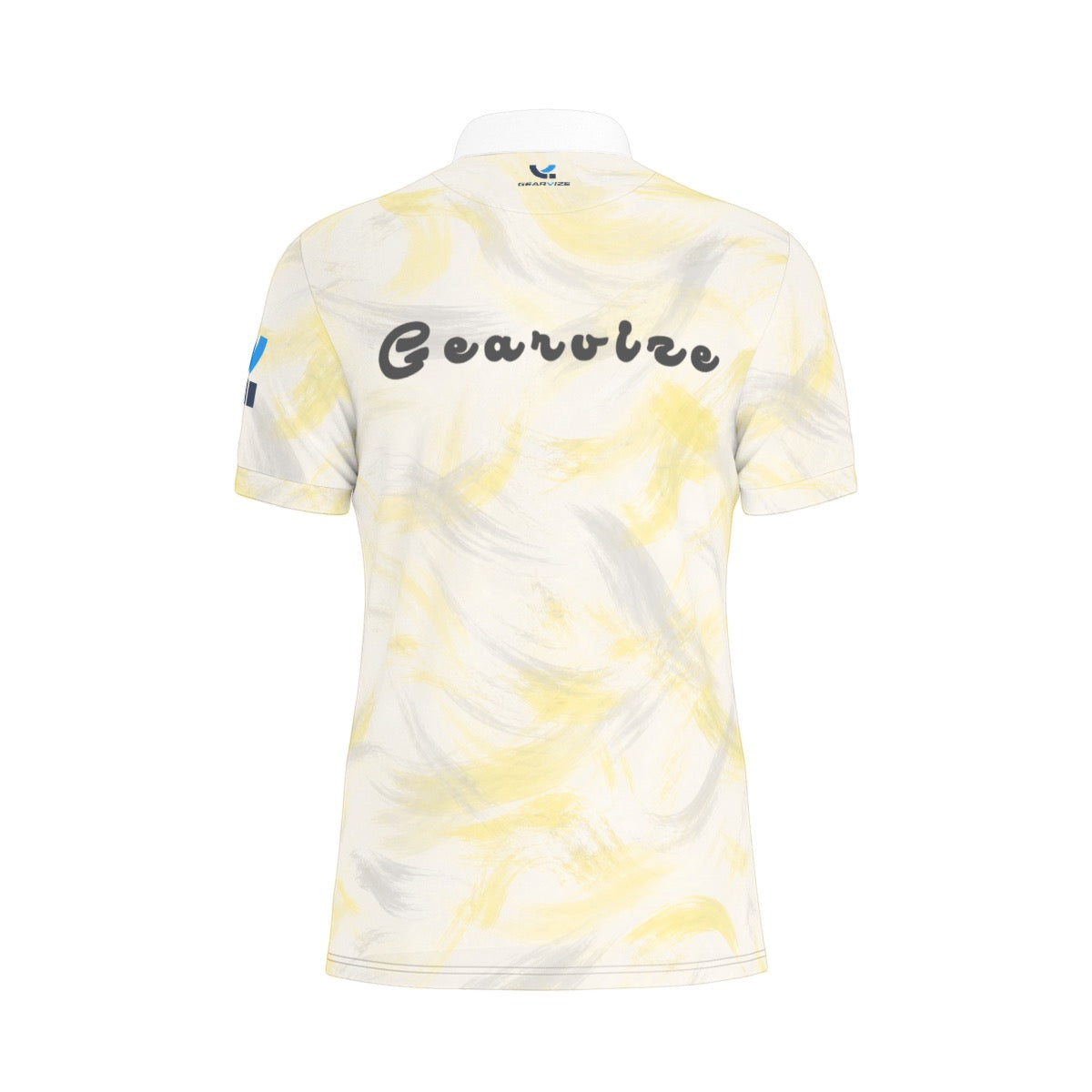 Badminton Performance Polo – Lemon Marble