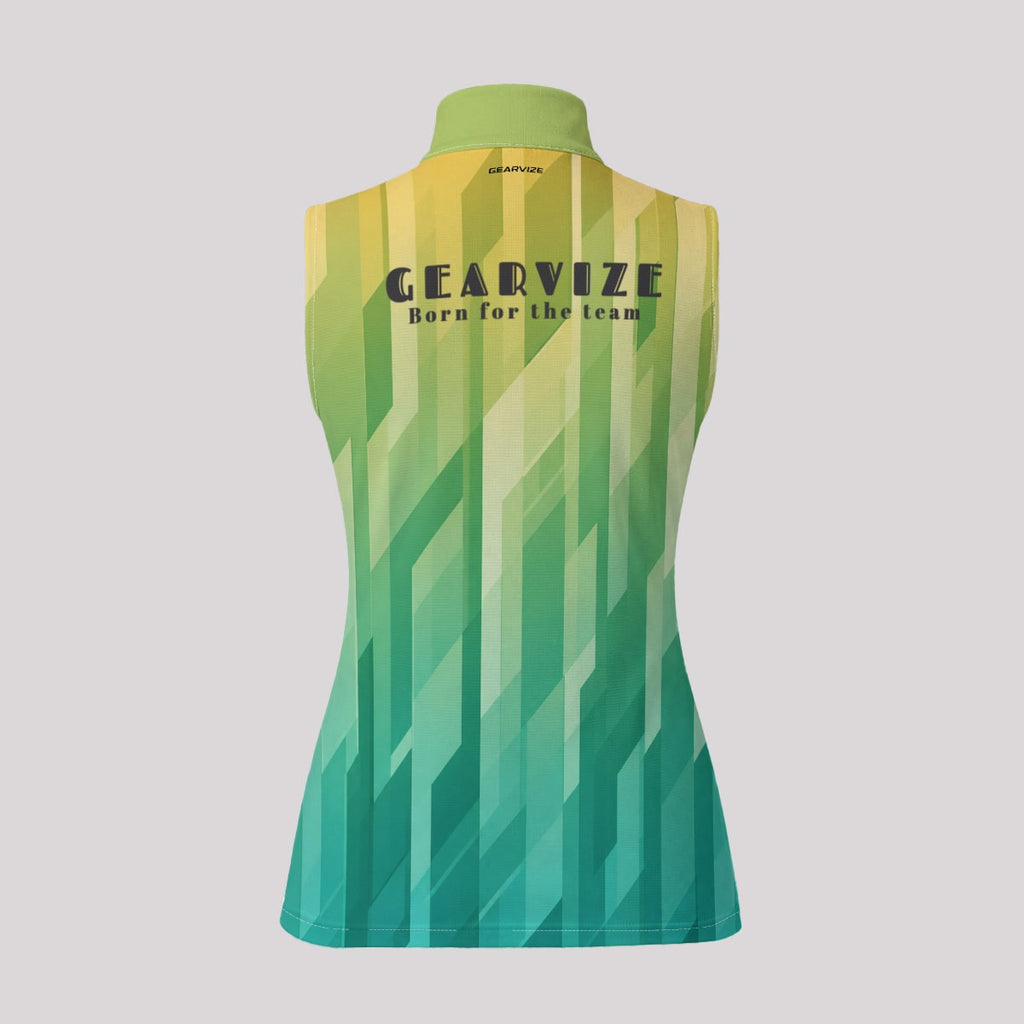 Badminton Sleeveless Polo – Coastal Gradient