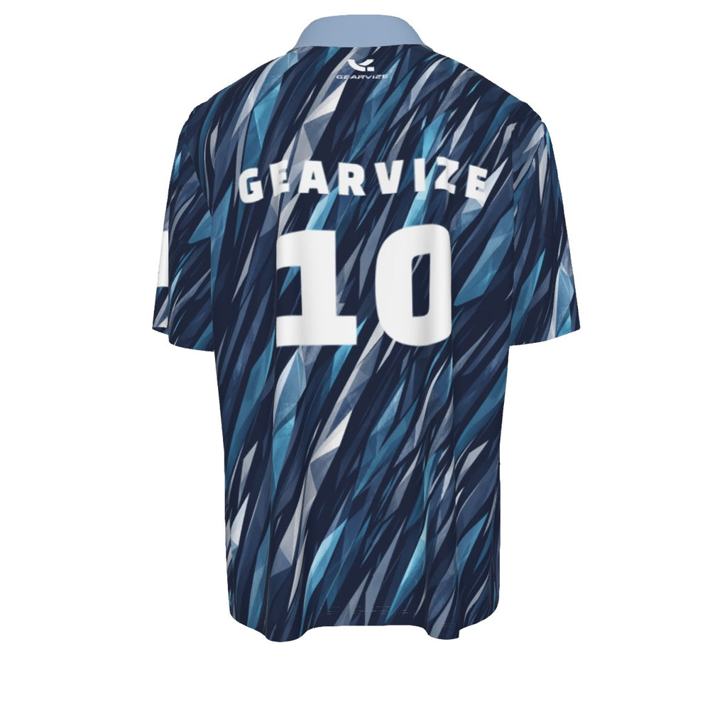 Soccer Performance Polo – Blue Shards