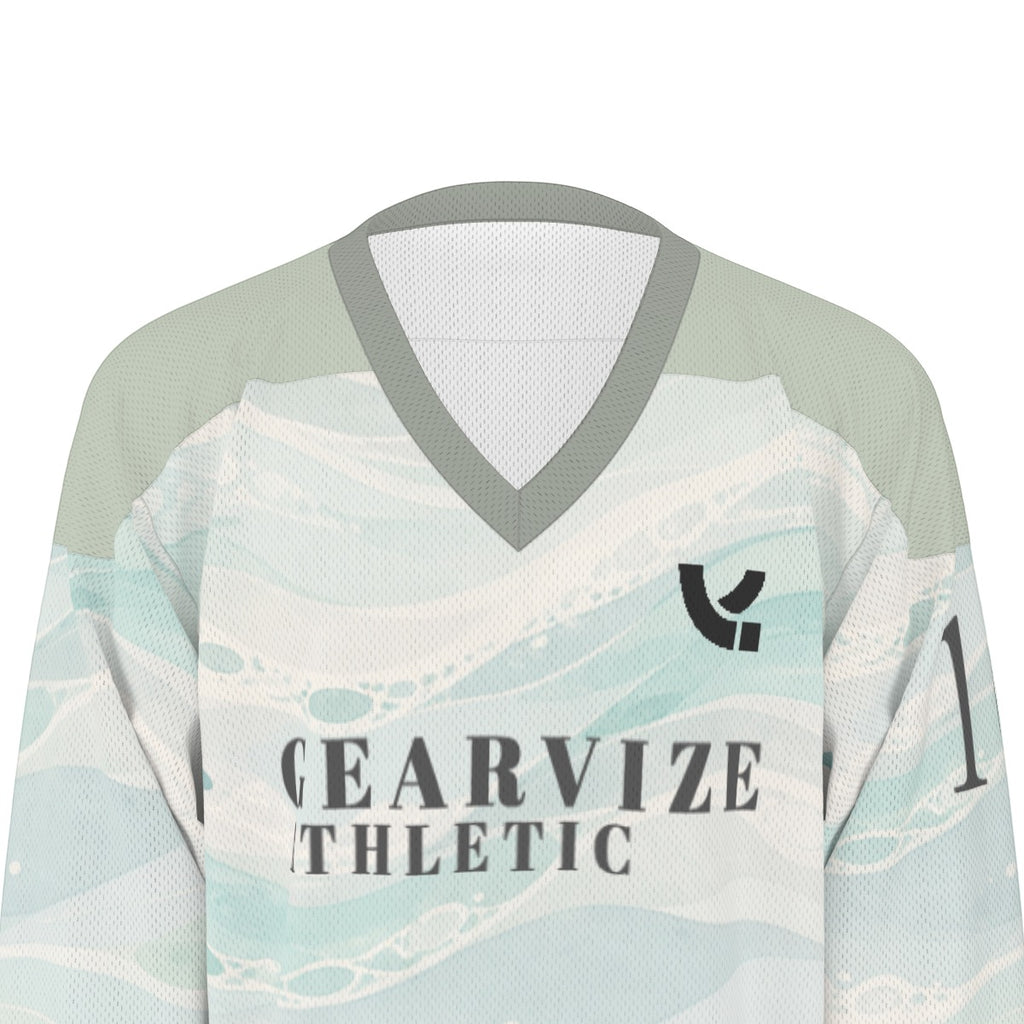 Hockey V-Neck Jersey – Mint Flow