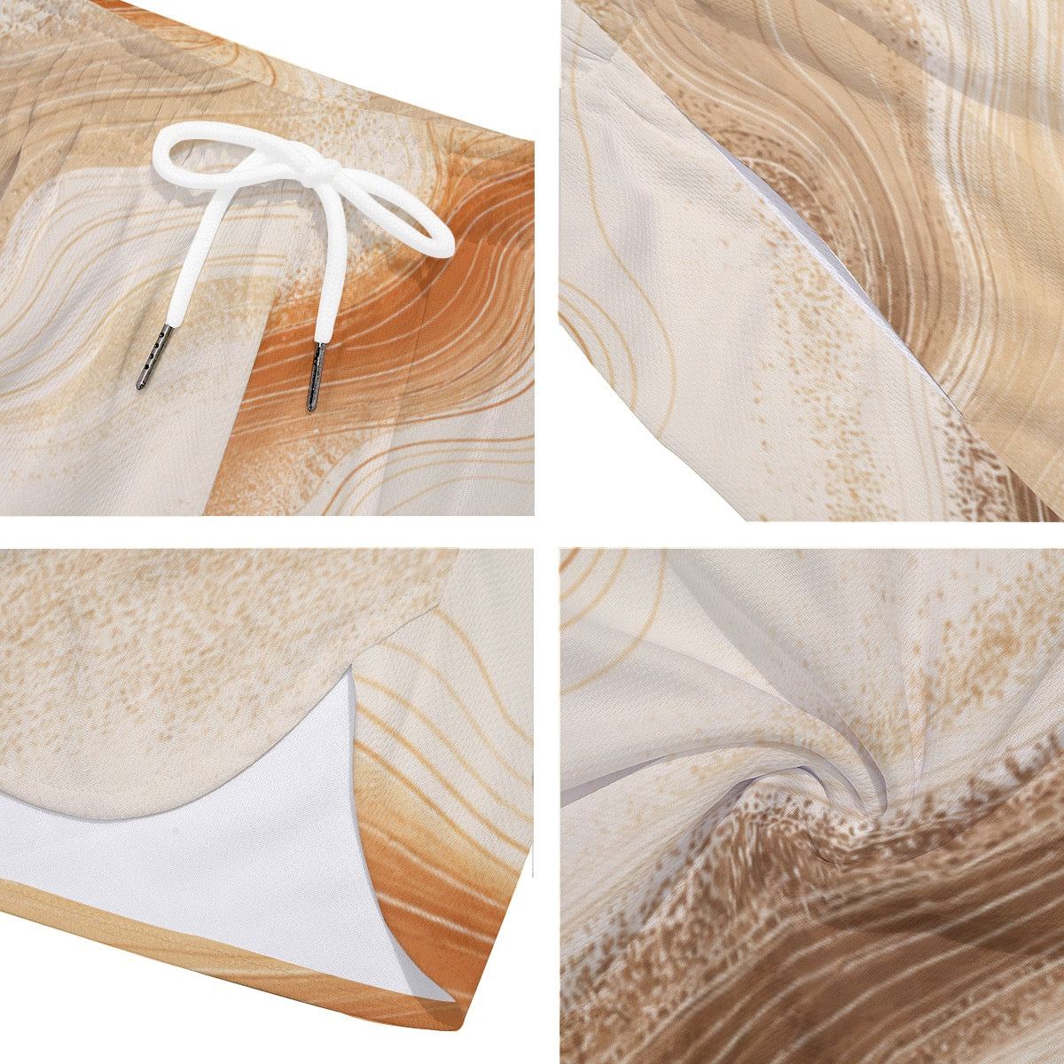Running Split Shorts – Sand Contour