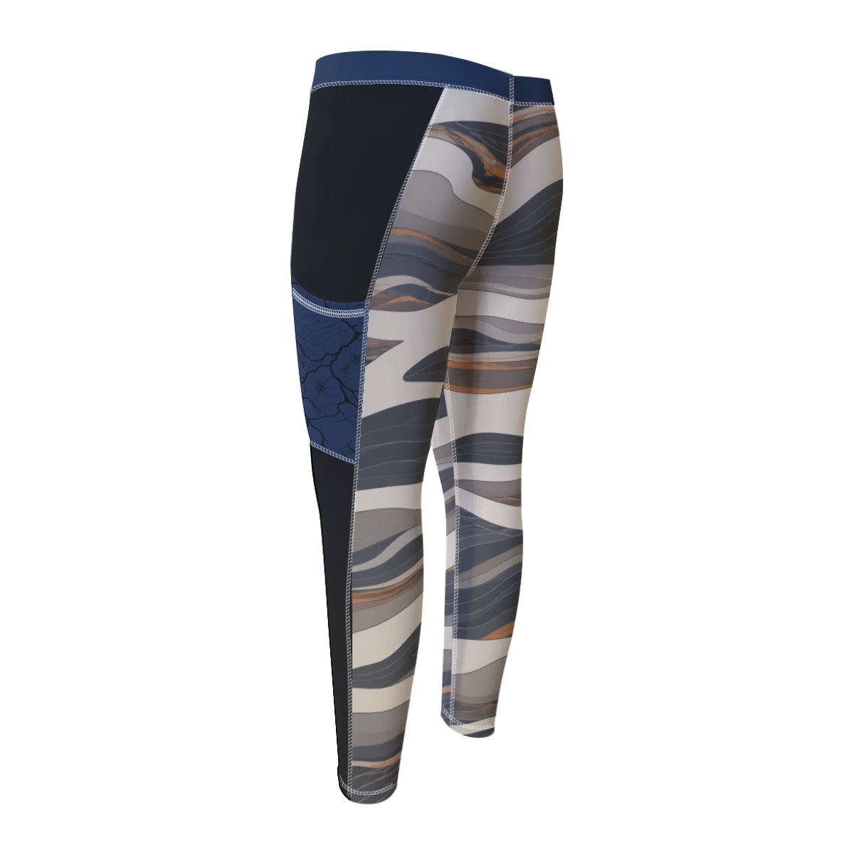 Running Compression Pants – Sand Stream