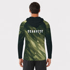 Tennis Hooded Top – Olive Terrain