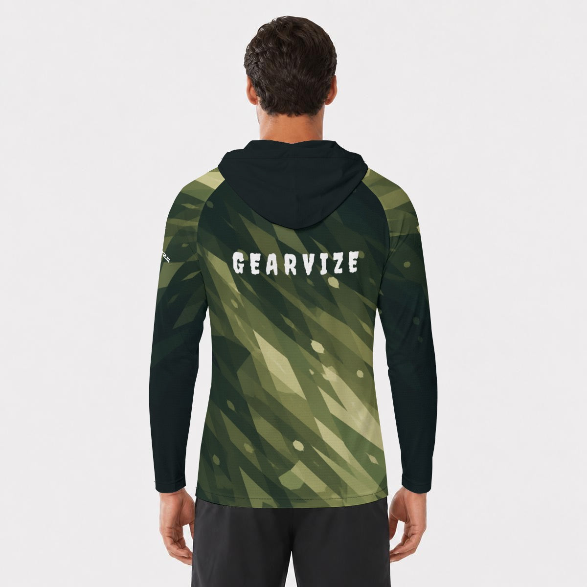 Tennis Hooded Top – Olive Terrain