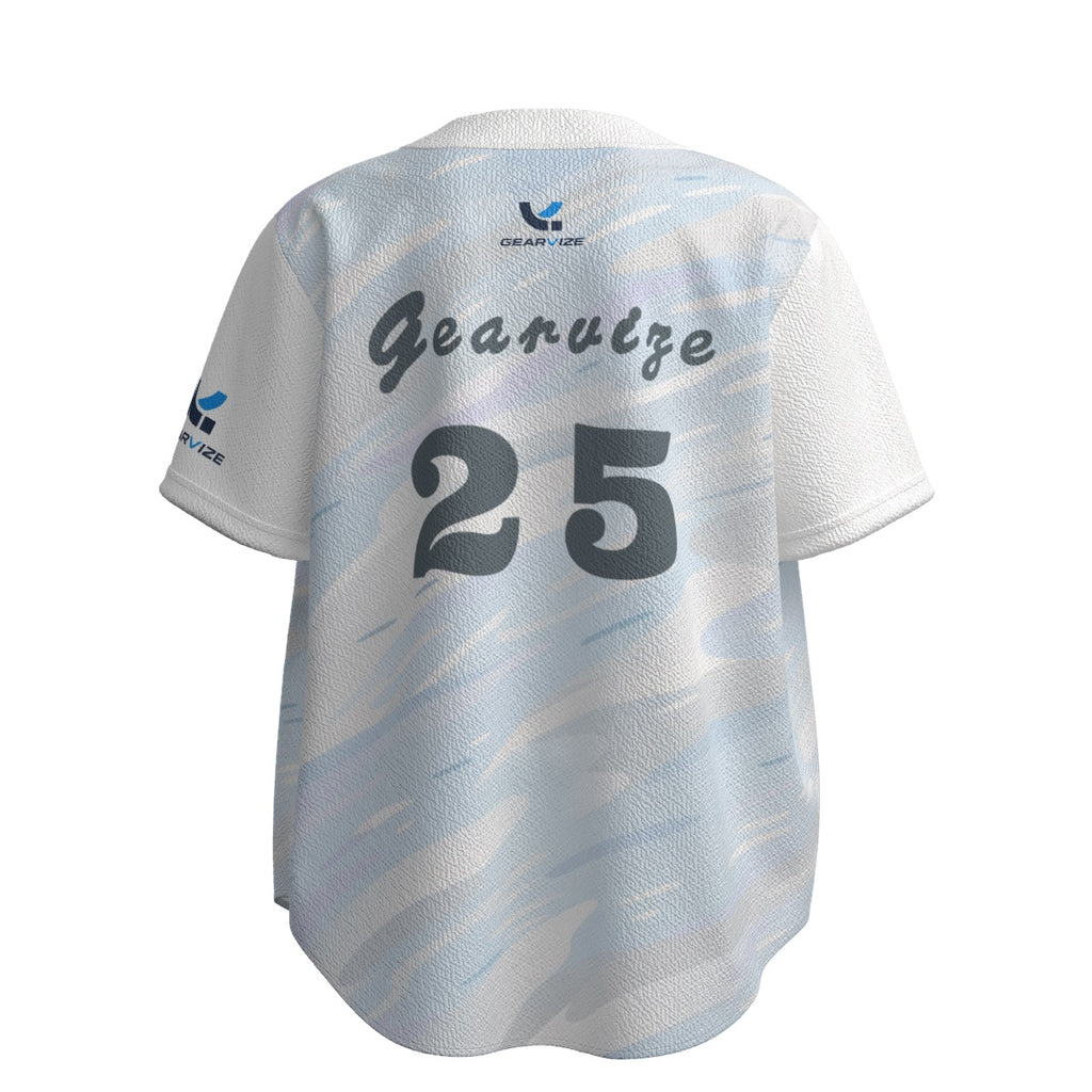 Baseball Textured Jersey – Silver Wave