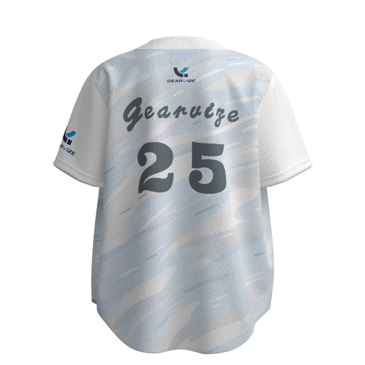 Baseball Textured Jersey – Silver Wave