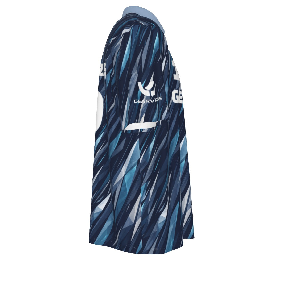 Soccer Performance Polo – Blue Shards
