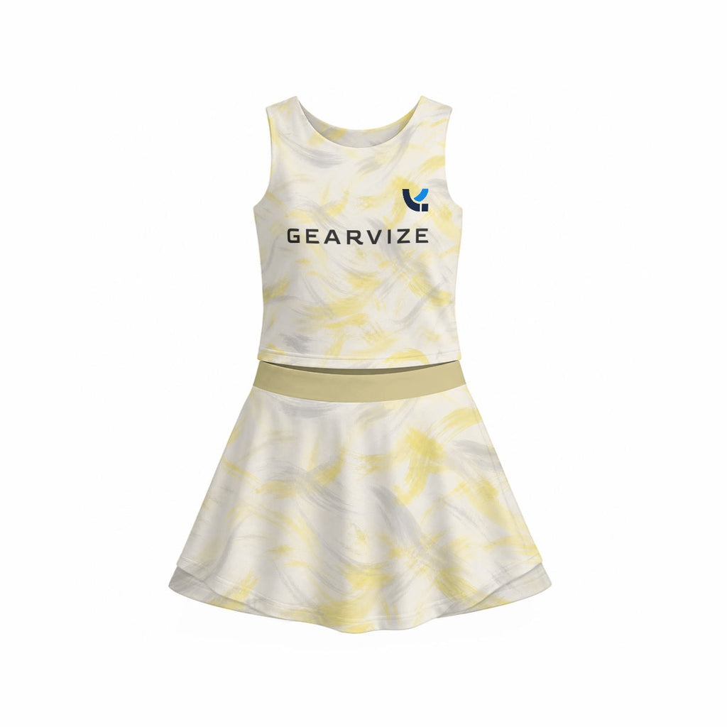 Tennis Skirt Set – Lemon Marble