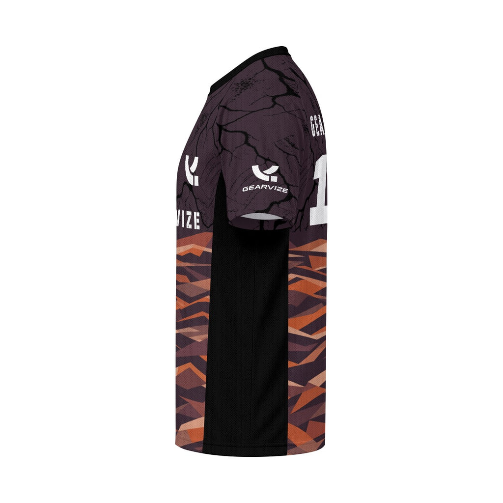 Soccer Jacquard Mesh Jersey – Copper Shards