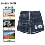 Soccer Performance Shorts – Slate Brushstroke