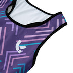 Fitness Sports Bra – Neon Geometric