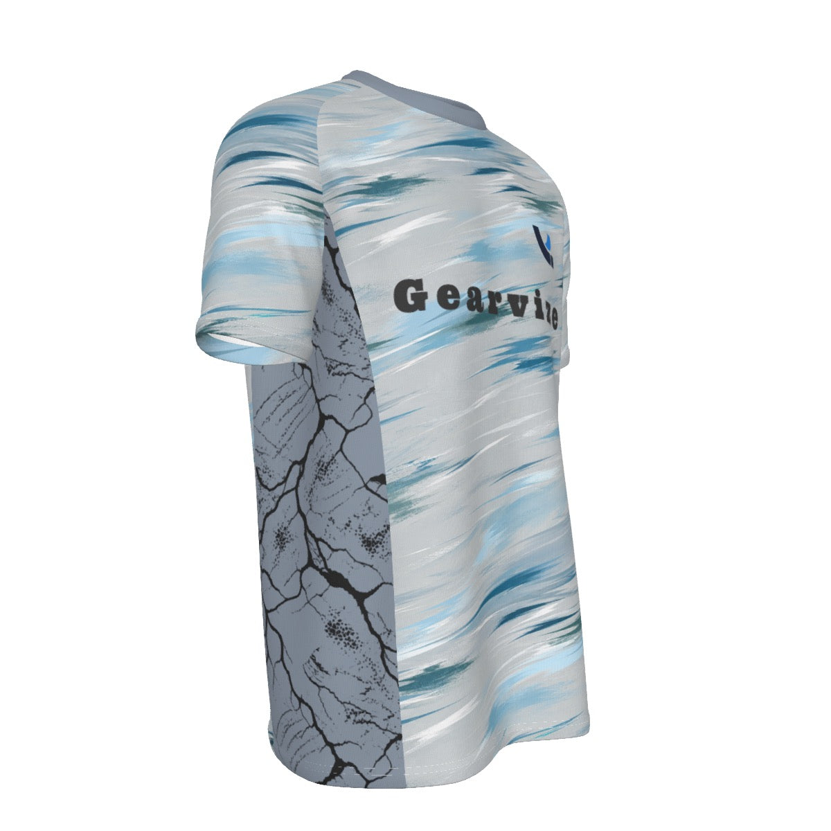 Badminton Jersey – Glacier Brushstroke