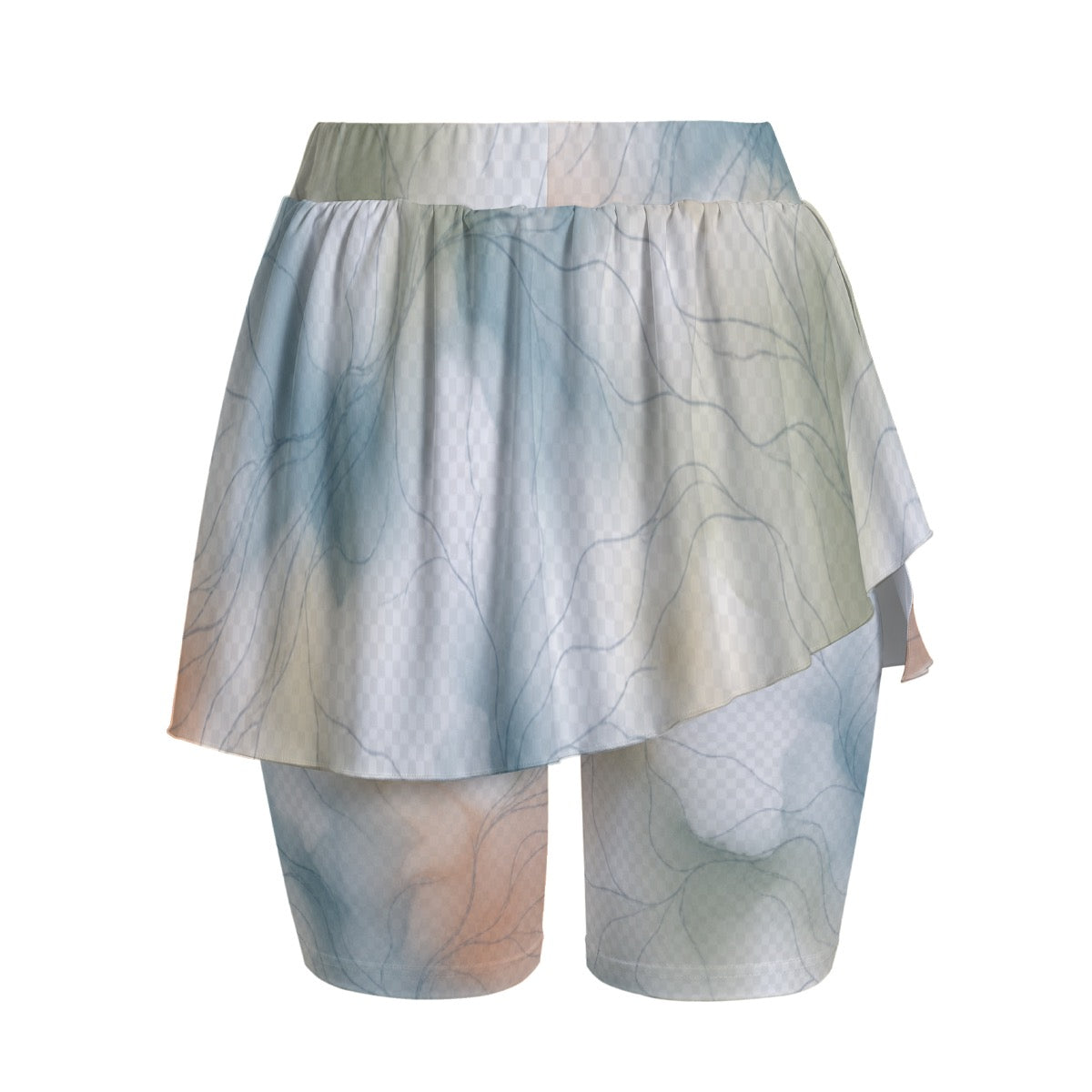 Yoga Skort – Mist Wave