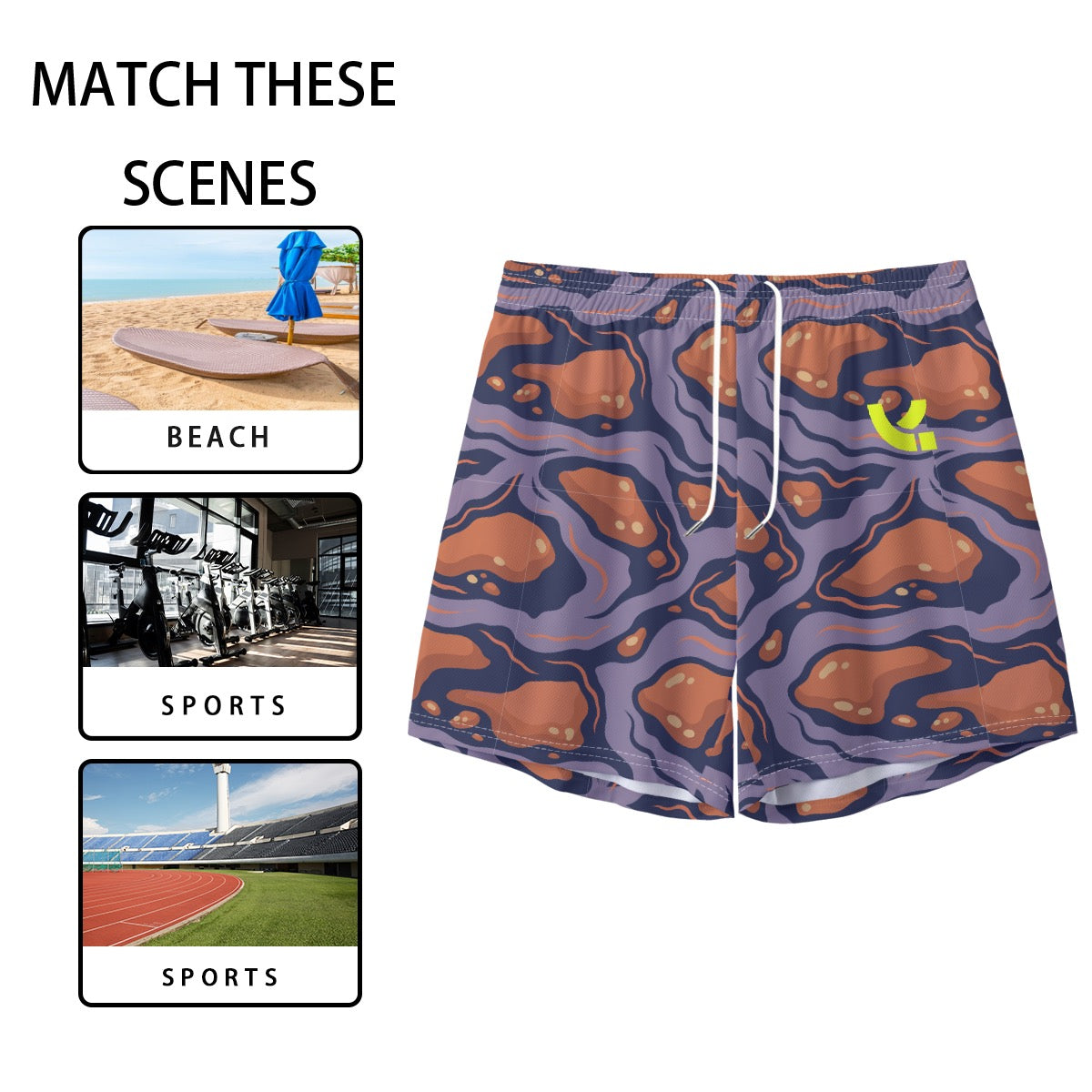Basketball Performance Shorts – Canyon Ripple