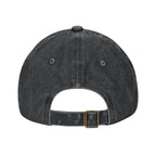 Baseball Washed Cap – Black Denim