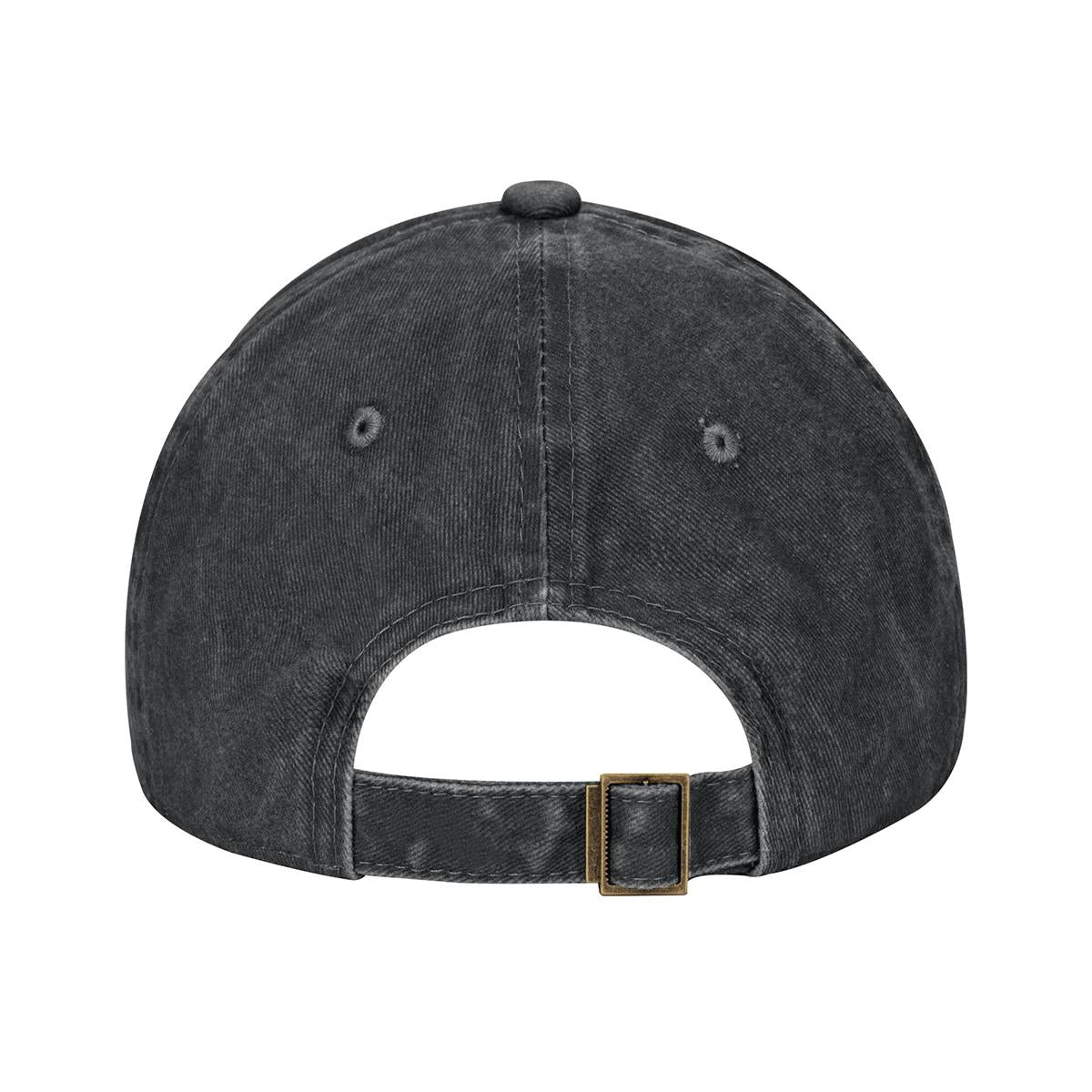 Baseball Washed Cap – Black Denim
