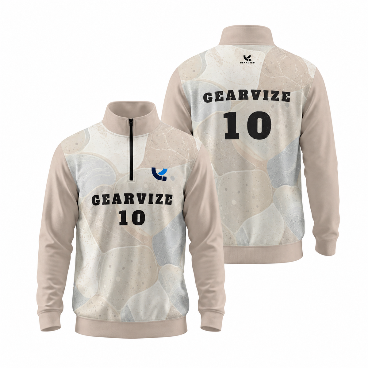 Hockey Half-Zip Pullover – Sand Camo