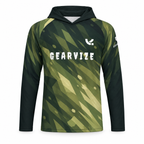 Tennis Hooded Top – Olive Terrain