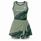 Girls Tennis Romper – Forest Terrain