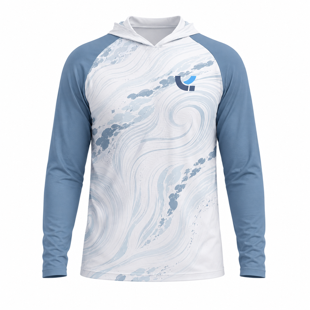 Running Hooded Top – Mist Contour