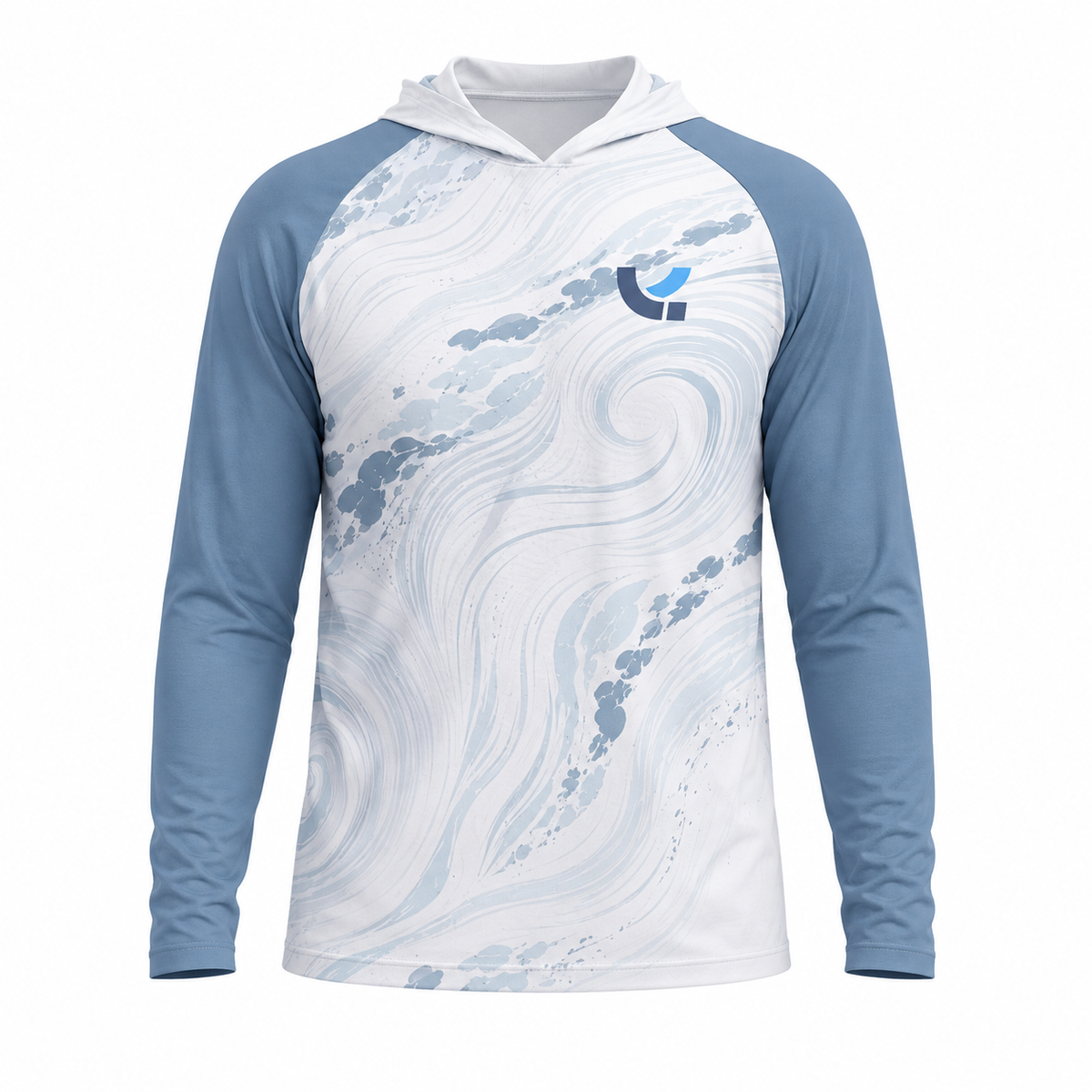 Running Hooded Top – Mist Contour
