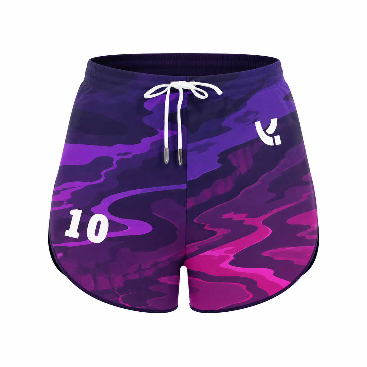 Running Split Shorts – Violet Camo