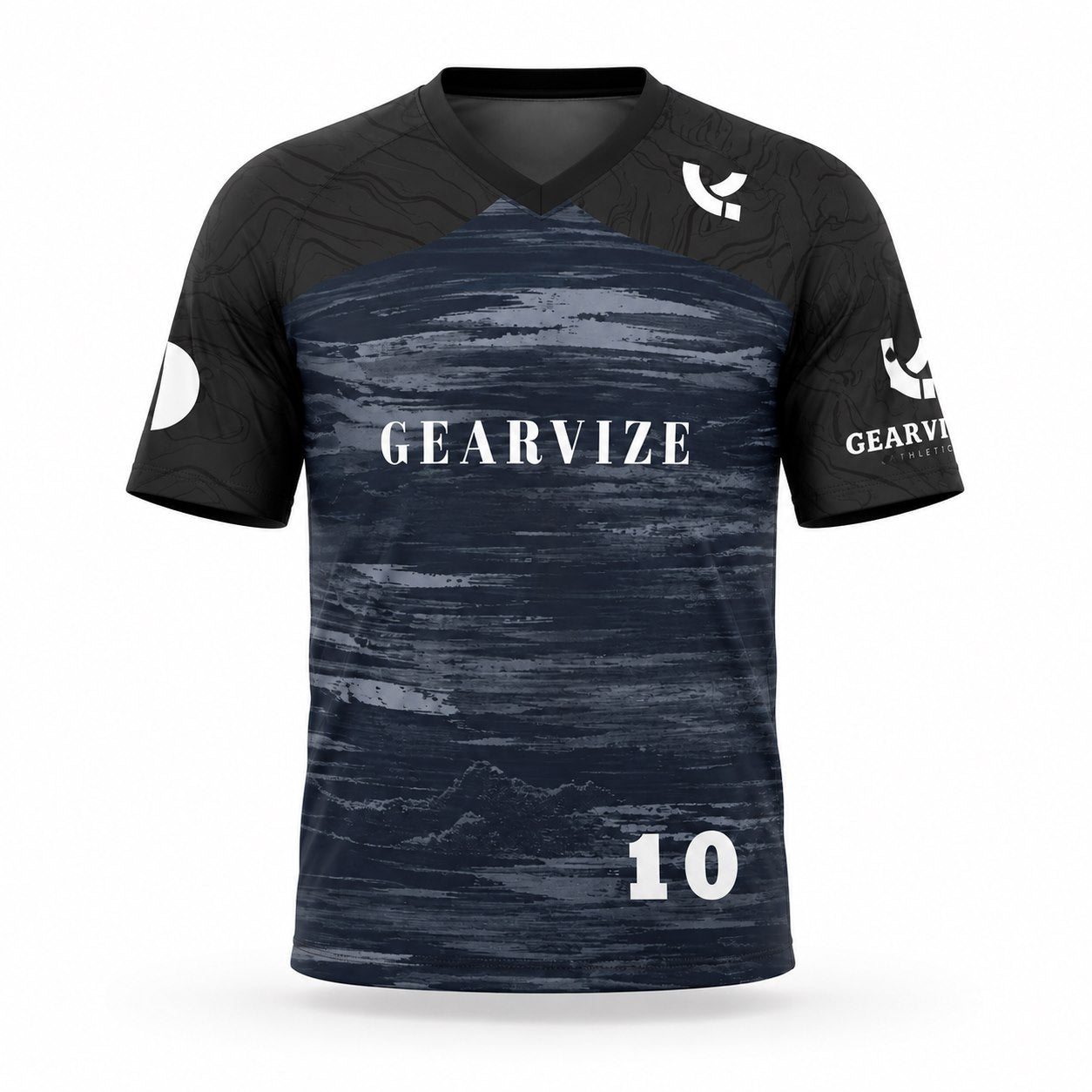 Soccer Jersey – Slate Brushstroke front view